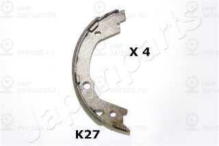Комплект тормозных колодок стояночной системы JAPANPARTS GFK27AF
