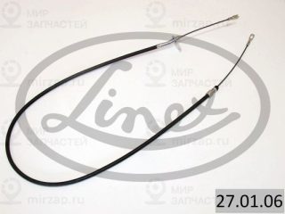 Трос стояночного тормоза LINEX 270106