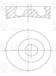 Поршень MAHLE 0160200