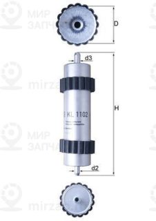Фильтр топливный MAHLE KL1102