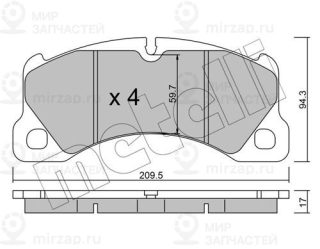 Запчасть METELLI 2209573