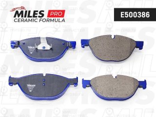 Комплект тормозных колодок (дисковый тормоз) MILES E500386