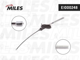 Трос стояночного тормоза MILES EI000248