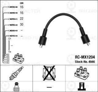 Комплект проводов зажигания NGK 4946