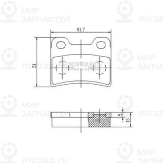 Запчасть NIPPARTS J3610303