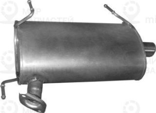 Глушитель выхлопных газов конечный POLMOSTROW 1440