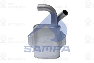 Средний / конечный глушитель ОГ SAMPA 010454
