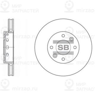 Тормозной диск SANGSIN SD2001