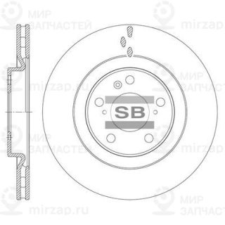 Тормозной диск SANGSIN SD8534