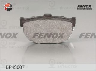 Комплект тормозных колодок (дисковый тормоз) FENOX BP43007
