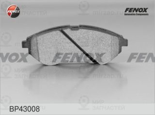Комплект тормозных колодок (дисковый тормоз) FENOX BP43008