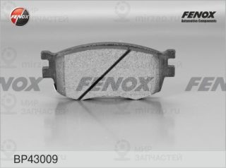 Комплект тормозных колодок (дисковый тормоз) FENOX BP43009