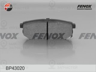 Комплект тормозных колодок (дисковый тормоз) FENOX BP43020