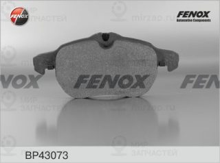 Комплект тормозных колодок (дисковый тормоз) FENOX BP43073