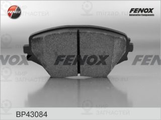 Комплект тормозных колодок (дисковый тормоз) FENOX BP43084