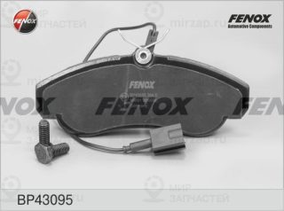 Комплект тормозных колодок (дисковый тормоз) FENOX BP43095