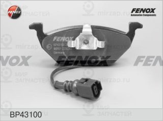 Комплект тормозных колодок (дисковый тормоз) FENOX BP43100