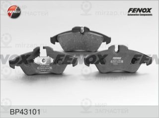 Комплект тормозных колодок (дисковый тормоз) FENOX BP43101