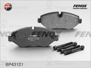 Комплект тормозных колодок (дисковый тормоз) FENOX BP43121