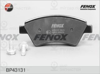 Комплект тормозных колодок (дисковый тормоз) FENOX BP43131