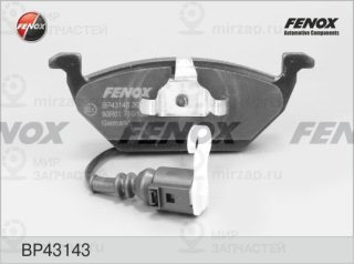 Комплект тормозных колодок (дисковый тормоз) FENOX BP43143
