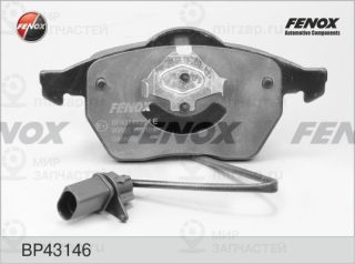 Комплект тормозных колодок (дисковый тормоз) FENOX BP43146