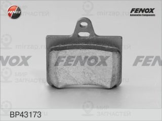 Комплект тормозных колодок (дисковый тормоз) FENOX BP43173