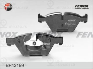 Комплект тормозных колодок (дисковый тормоз) FENOX BP43199