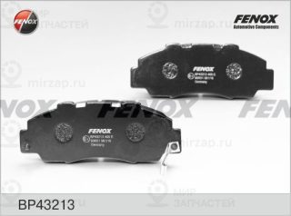 Комплект тормозных колодок (дисковый тормоз) FENOX BP43213
