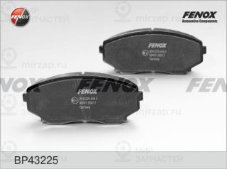 Комплект тормозных колодок (дисковый тормоз) FENOX BP43225