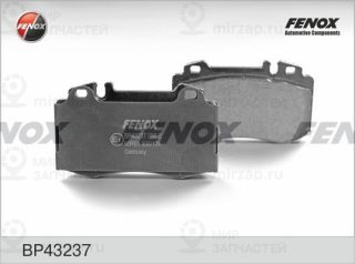 Комплект тормозных колодок (дисковый тормоз) FENOX BP43237