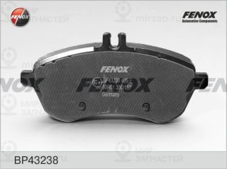 Комплект тормозных колодок (дисковый тормоз) FENOX BP43238
