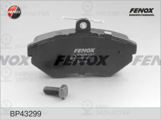 Комплект тормозных колодок (дисковый тормоз) FENOX BP43299