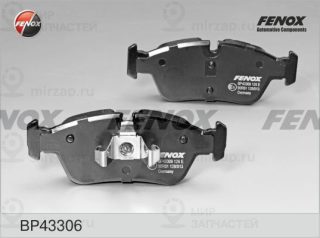 Комплект тормозных колодок (дисковый тормоз) FENOX BP43306