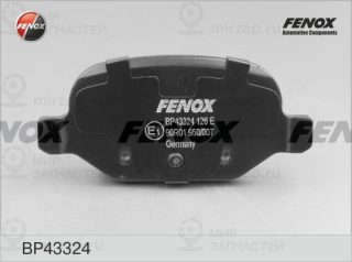 Комплект тормозных колодок (дисковый тормоз) FENOX BP43324