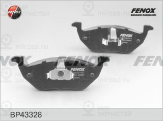 Комплект тормозных колодок (дисковый тормоз) FENOX BP43328