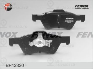 Комплект тормозных колодок (дисковый тормоз) FENOX BP43330