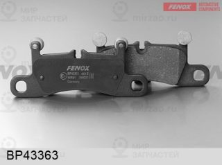 Комплект тормозных колодок (дисковый тормоз) FENOX BP43363