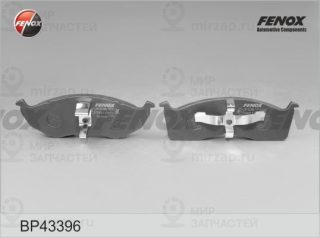 Комплект тормозных колодок (дисковый тормоз) FENOX BP43396