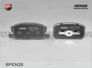 Комплект тормозных колодок (дисковый тормоз) FENOX BP43426