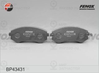 Комплект тормозных колодок (дисковый тормоз) FENOX BP43431