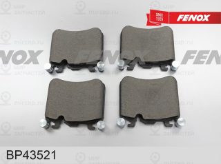 Комплект тормозных колодок (дисковый тормоз) FENOX BP43521