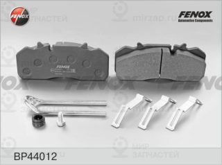 Комплект тормозных колодок (дисковый тормоз) FENOX BP44012