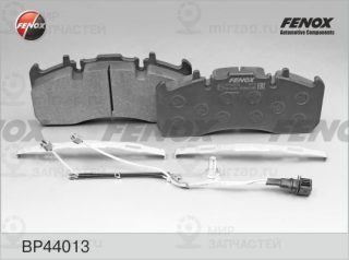 Комплект тормозных колодок (дисковый тормоз) FENOX BP44013
