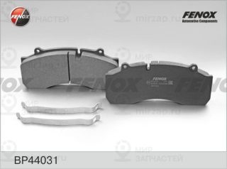 Комплект тормозных колодок (дисковый тормоз) FENOX BP44031