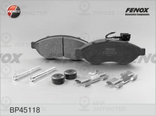 Комплект тормозных колодок (дисковый тормоз) FENOX BP45118