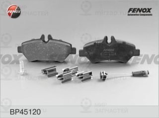 Комплект тормозных колодок (дисковый тормоз) FENOX BP45120