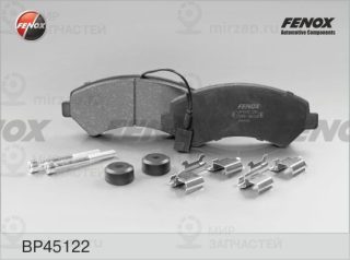 Комплект тормозных колодок (дисковый тормоз) FENOX BP45122