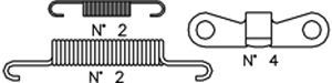 Комплектующие тормозной колодки TRUSTING K384