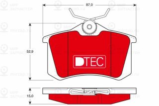 Запчасть TRW GDB823DTE